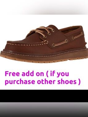 FREE Add on( if you purchase other shoes) Sperry Genuine Leather/ Suede sneaker
